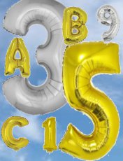 Ballons Aluminium Chiffres et Lettres