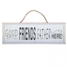 Tekstbord Hout  35x12 Good Friends