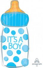 Baby Ballon Hélium 58 x 25cm 'Baby Bottle It's a Boy'