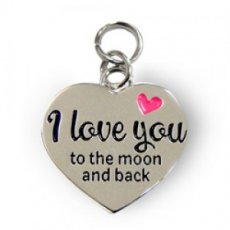Charms for You Pendentif Cœur  - I Love You