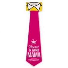 Cravate 'Ik word Mama'