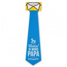 Cravate 'Ik word Papa'