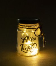 LED Star Light Little 8,5cm 'Alles is liefde'