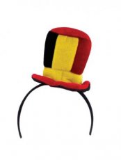 Mini chapeau Belgique avec diadème