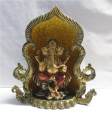 29696A Bouddha 30 cm Ganesha (or)