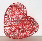 Coeur en fil de fer décoratif  MEDIUM/ pièce