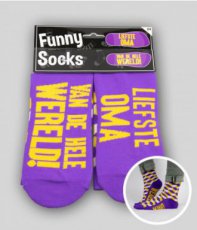 7037204 Funny socks 'Liefste Oma' sokken