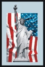 MI.L357000 Miroir/Cadre Statue de la Liberté USA