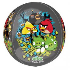 28402 Folieballon Orbz 38x40cm (15x16") Angry Birds