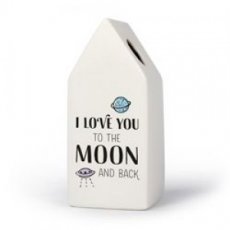 Vaasje 'I love you to the moon and back'