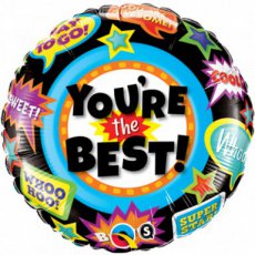 Congratulations Folie Ballon 45cm/18" You're The Best Accolades