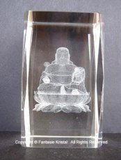 4033 3D Laserblok Boeddha zittend