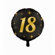 7031802 Leeftijd Folieballon 45cm/18" 18 jaar