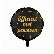 Pensioen Folieballon 45cm/18" Officieel met pensioen