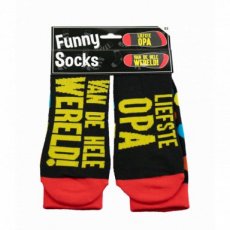 7037203 Funny socks 'Liefste Opa' sokken