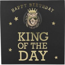 3111694-32 Muziekkaart Pop Up Happy Birthday King of the Day
