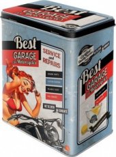 30121ko Storage Tin Best Garage 20x14x10cm