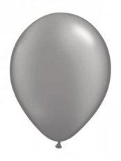 Latexballon 12inch 'Metallic Silver'