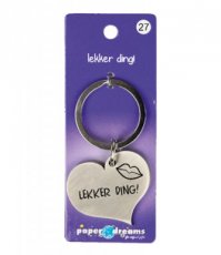 HKR27 Porte-clés Coeur 'Lekker ding'