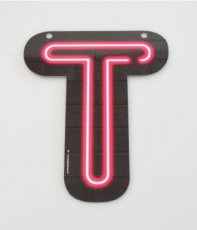 Neon Slinger Letter T