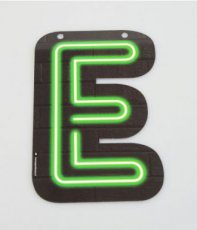Neon Slinger Letter E