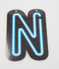 ns29 Neon Slinger Letter N