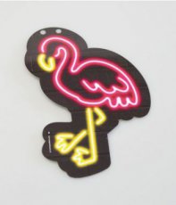 Neon Slinger Symbool Flamingo