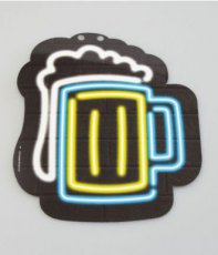 Guirlande 'Neon' Symbole Bière'