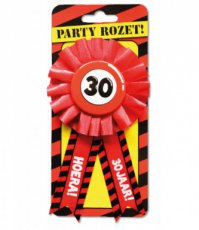 Rozet05 Party Rosette '30 jaar'